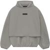 Fear of God Свитшот с капюшоном из нейлонового флиса Essentials Dust/Heather Grey Men Tops 202SU244321F