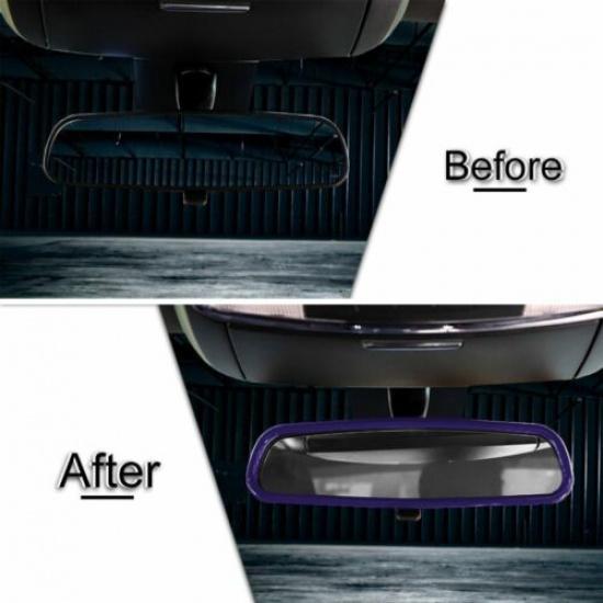 Панель накладки рамки зеркала заднего вида автомобиля для Dodge Charger 2010+ фиолетовая
