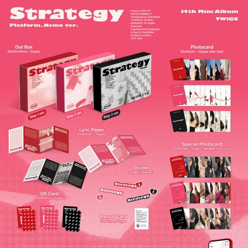 Twice Strategy 14th Мини-альбом Platform Nemo Ver. 