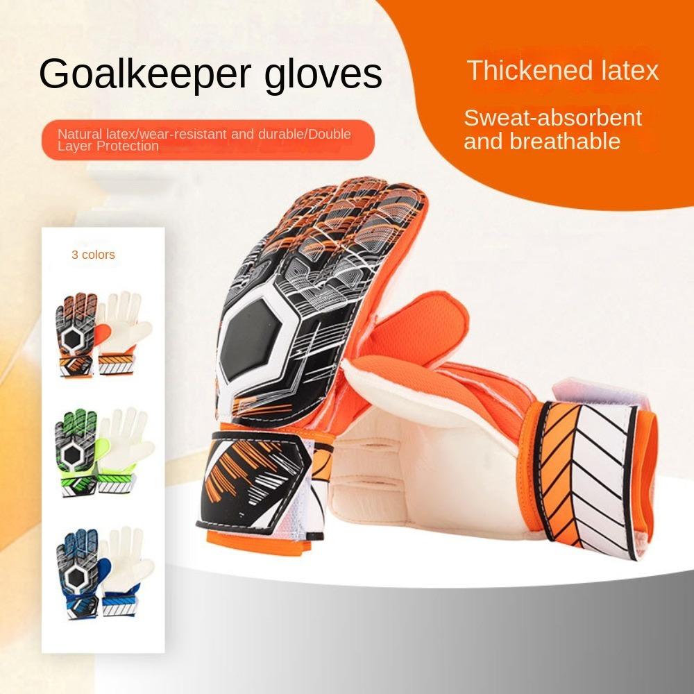 Защитные перчатки для вратаря Нескользящие футбольные перчатки для вратаря Латексные перчатки для взрослых/юношеских/детей