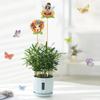 6Pcs Bee Stakes Diamond Painting Kits Animal Diamond Art Kits Diamond Art Garden Decor Kits for Flower Plant Pot