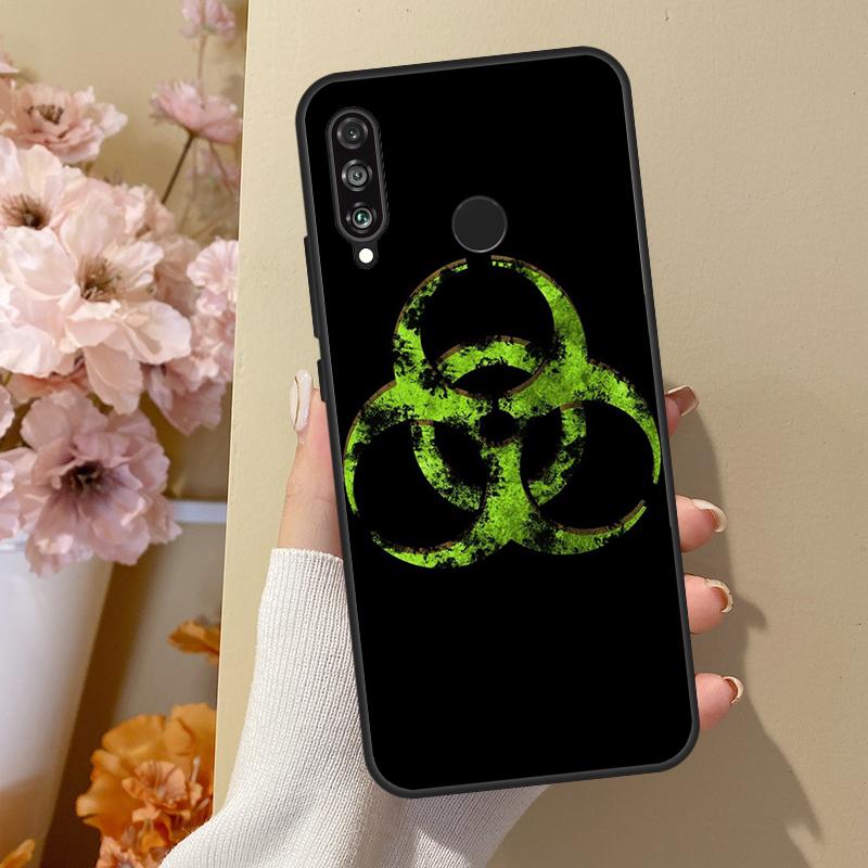 Символ Биологической Опасности Для Huawei Nova 10 SE 9 3i 7i 8i 11i 12i Y73 Y90 Y70 Y72 Y61 Y91 P60 Pro P40 P30 Lite Чехол