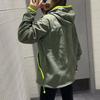Nike Ветрозащитная толстовка с капюшоном и длинным рукавом с логотипом, мужские топы, зеленые DM1222-380