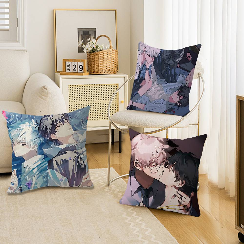Link CClick Anime Maple Design Cushion Cover Happy Autumn Harvest decor Holiday Decorati Pillow Cover