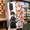 Чехол для телефона Аниме Sword Art Online SAO Для Xiaomi Redmi Note 15 14 13 12 11 10 Pro Plus 14S 12S 11S 11T 11E 10S Мягкий Fundas