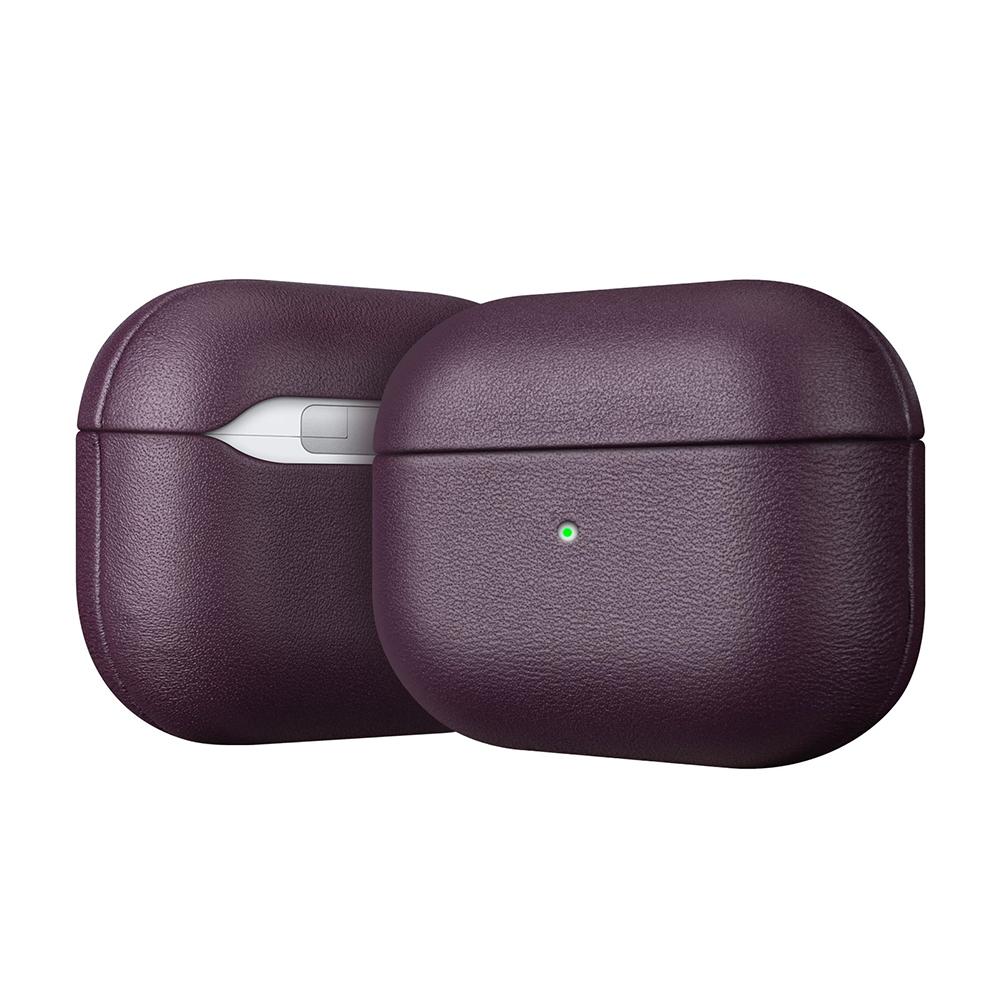 Чехол из натуральной кожи для AirPods Pro 3 Полностью защитный чехол Устойчивая к царапинам подкладка Совместим с беспроводной зарядкой
