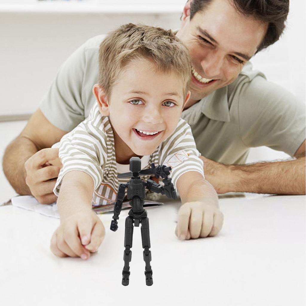 1 шт. 13 шарниров Фигурка Шарнирная Подвижная Кукла-манекен Сборная игрушка С 3D-печатью Фигурка Экшн Манекен для Стоп-моушн анимации