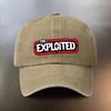 A Washed The Exploited Baseball Cap a Sunshading Hat for Daily Outings a Musthave Fashionable Couples Hat Featuring a St