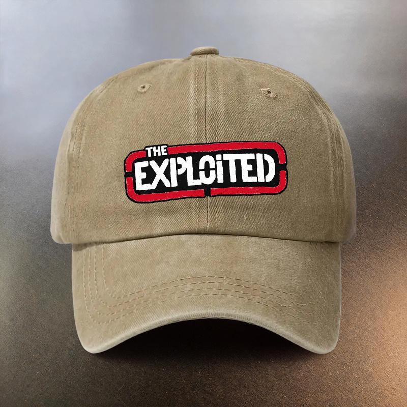 A Washed The Exploited Baseball Cap a Sunshading Hat for Daily Outings a Musthave Fashionable Couples Hat Featuring a St