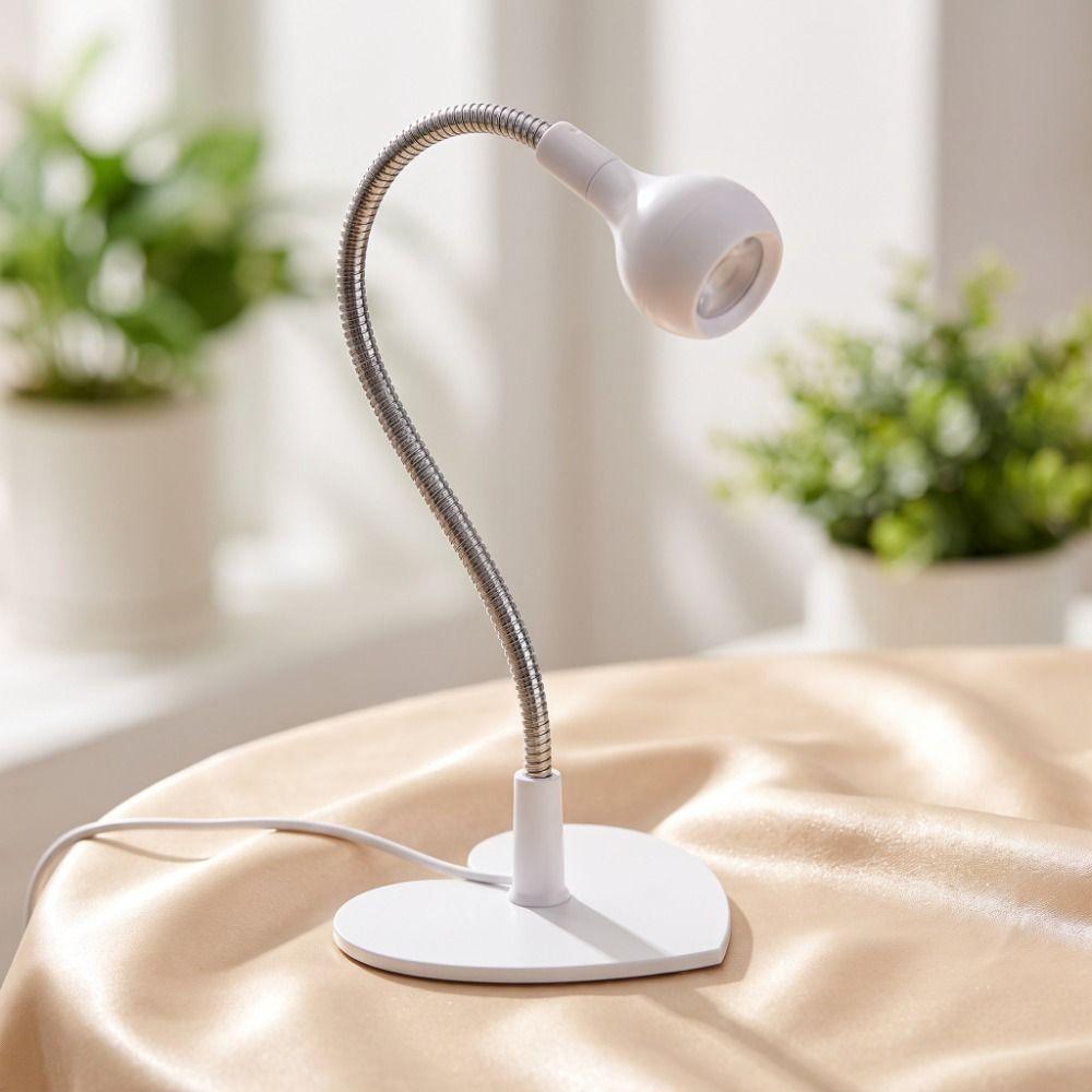 USB Plug In Desktop Nail Light 360 Degree Adjustable Nail Drying Lamp UV LED Nail Lamp Home Use