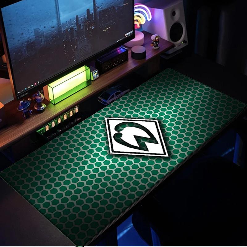 Green Bremen Pattern Mouse Pad, Rubber Base, Mouse Pad for Gamers and Office Use, Gaming Desk , Easy To Clean Mat Christmas fan gifts