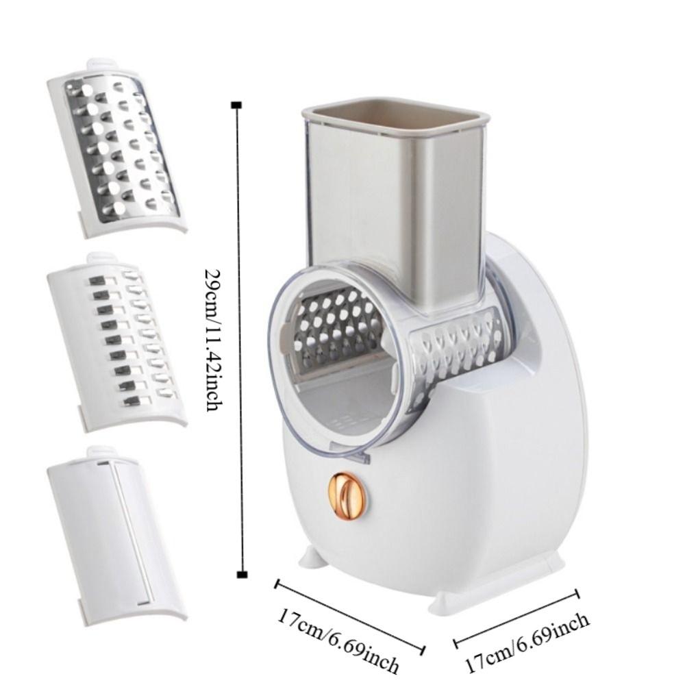 Automatic Electric Rotary Vegetable Shredder Efficient Vegetable Slicer Cheese Grater Potato