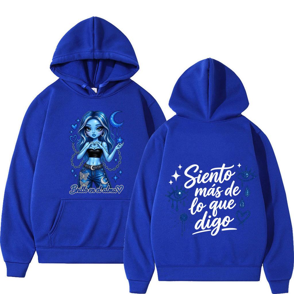 Karol G Album No Me Arrepiento De Sentir Tanto 2026 Print Hoodie Men Women Fashion Sweatshirts Long Sleeves Vintage Pullover Top