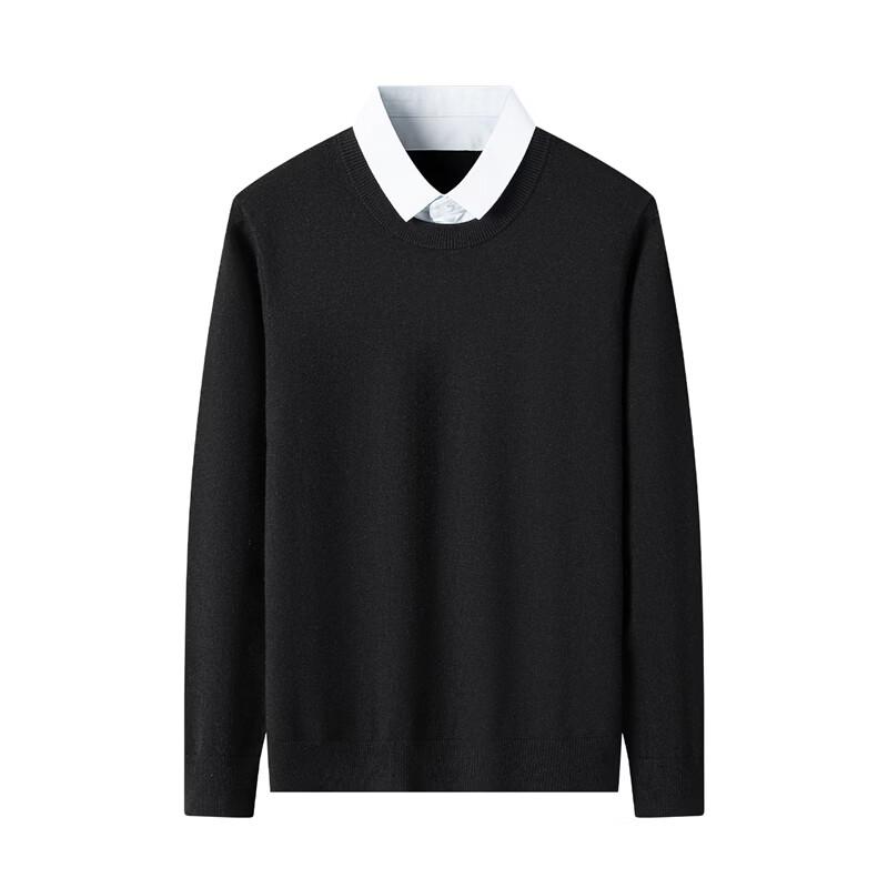 Pierre Cardin Men's Faux Two-Piece Antibacterial Knit Sweater