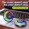 Светодиодная лента RGB со звуком, атмосферное освещение, умное управление приложением, ритм-музыкальная лампа для автомобиля, бара, комнаты, игрового украшения рабочего стола