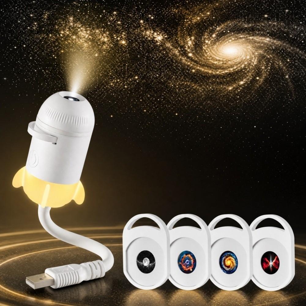 Adjustable Brightness USB Planet Projector Light Star Background Light Christmas