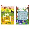Word Search Puzzles and Crossword Puzzles for Kids + 50 Stickers