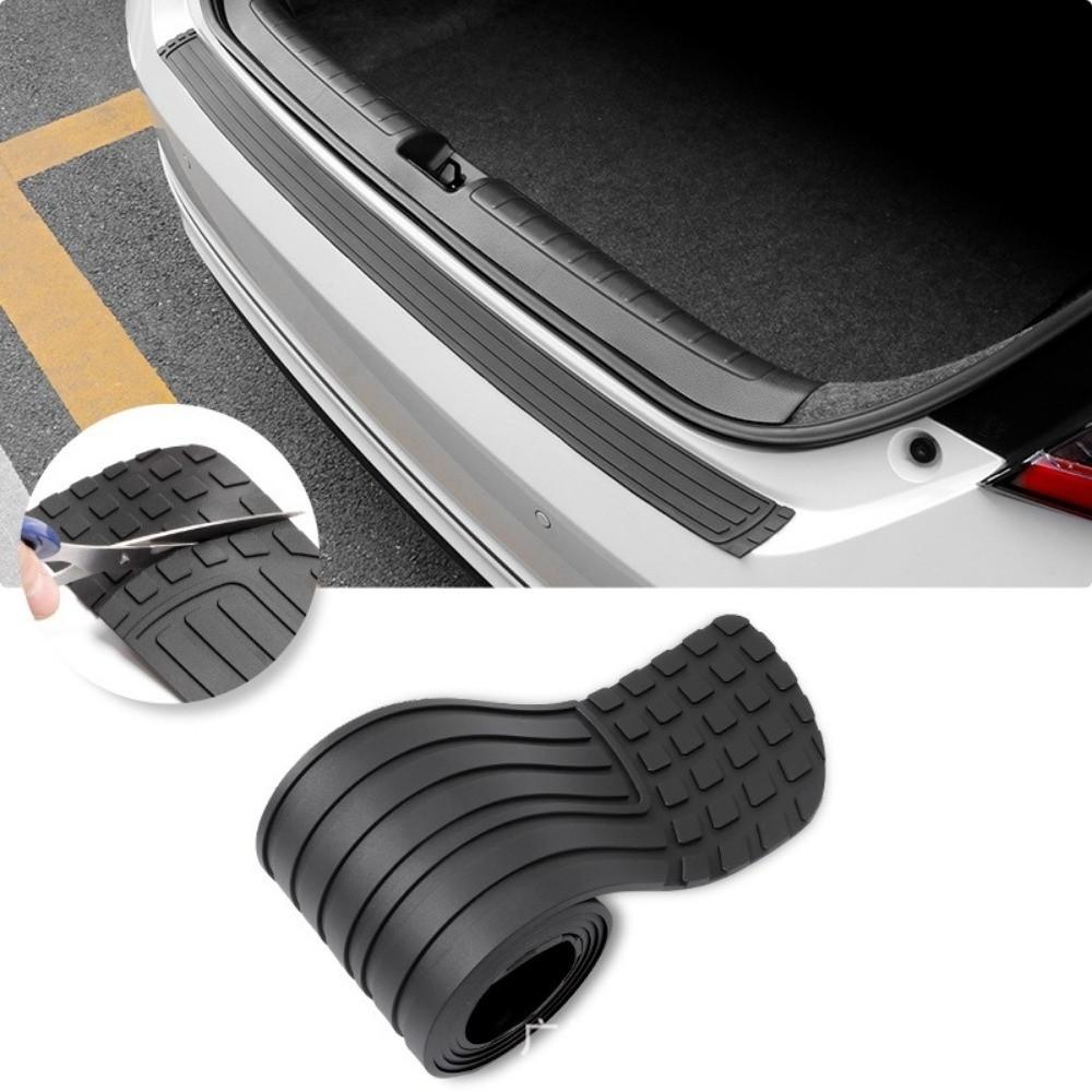 Black Car Rear Bumper Trim Universal Protector Sticker Strip Car Stylings