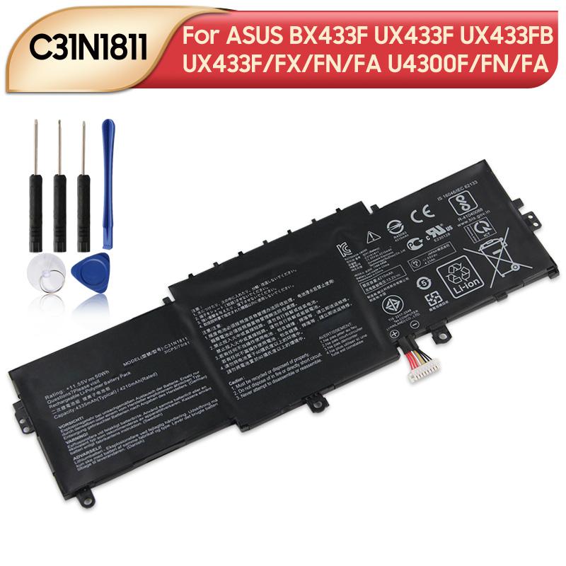 Высококачественный аккумулятор C31N1811 для ASUS BX433F U4300F/FN/FA UX433F/FX/FN/FA UX433F UX433FB UX433FN 4335 мАч