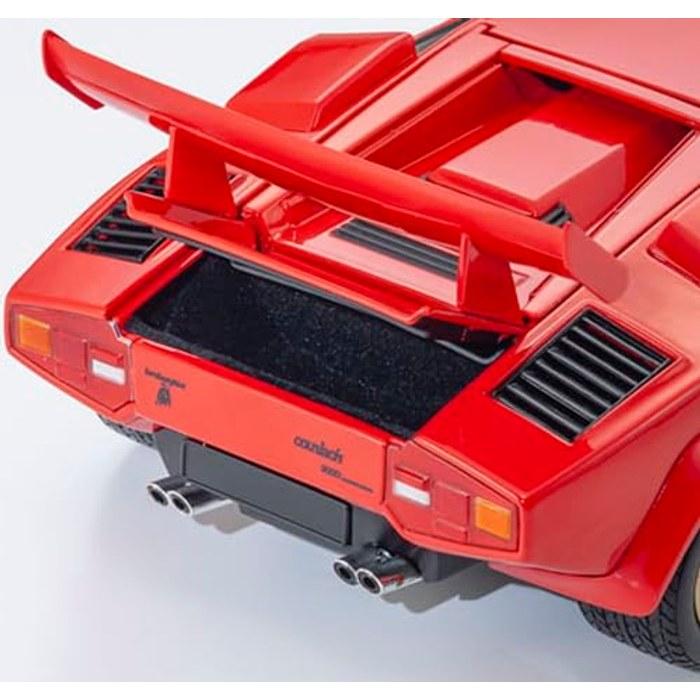 Kyosho Lamborghini Countach LP5000 Quattrovalvole Масштаб 1/18 Красные/Золотые Диски KS08320RBKG