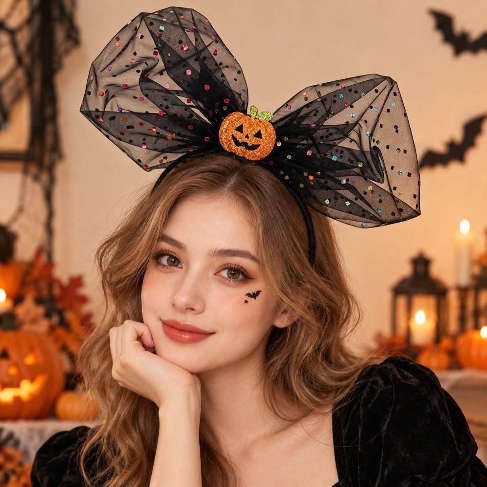 Spider Halloween Headband Ghost Halloween Party Hair Band Interesting Cone Hat Hair Hoop Girl
