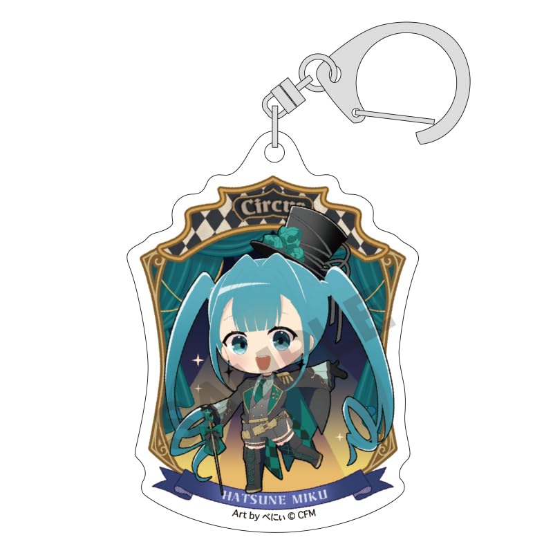 CRAX Hatsune Miku Trading акриловый брелок 1BOX Circus В71 x Ш52 x Г3 мм акрил прибл.