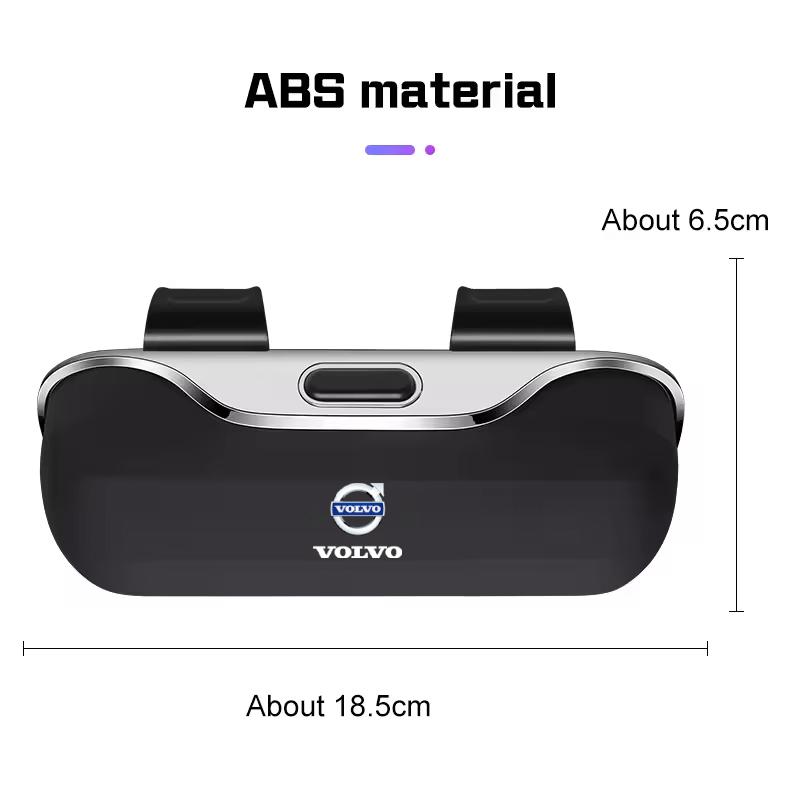 Car sun visor sunglasses glasses case glasses frame clip box accessories for Volvo XC60 V50 V40 XC90 S60 S40 S80l V90 V60 EX90