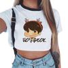 Женский топ с коротким рукавом K-pop BTS Bangtan Boys с милым рисунком, идеально подходит для лета