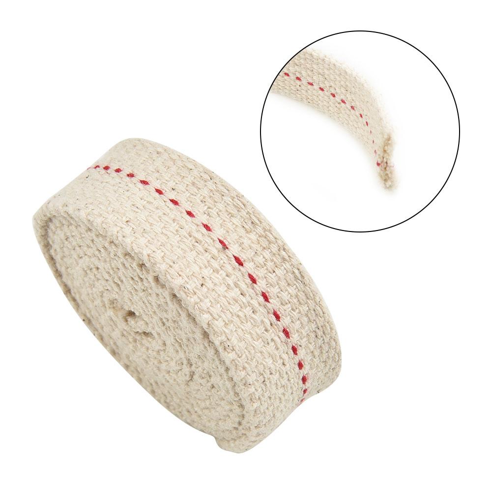 1Roll плоский хлопковый парафиновый масляный фонарь 20 мм для керосиновой горелки