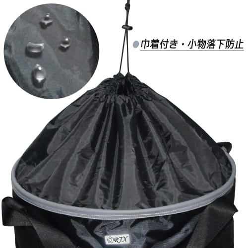 Large 60cm Diameter X 60cm High Cargo Lifting Bucket with Drawstring Closure and PE Panel Base, Maximum Load Capacity 100kg