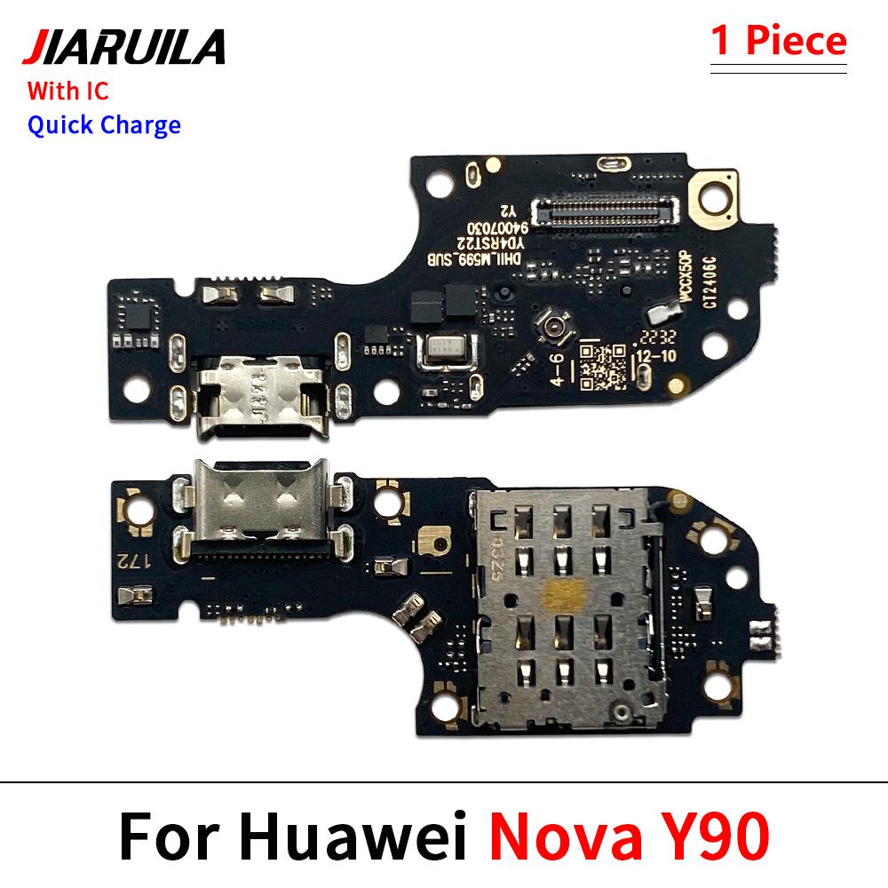 11 шт., Зарядный порт USB, Док-станция, Коннектор, Шлейф для Huawei Nova 11 Pro 11 SE 11Z 11I 11 Pro Y61 С микрофоном