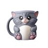 Держатель для стаканчика мороженого Cuddles, 3D-печатный стакан с ручкой и ящиком для закусок, Милый герметичный держатель для стаканчика мороженого, Подарок для любителей