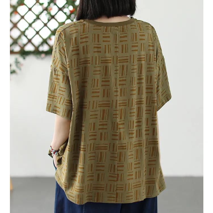 Футболка женская хлопковая большого размера с короткими рукавами, женская летняя свободная футболка с тонким животом и разрезом