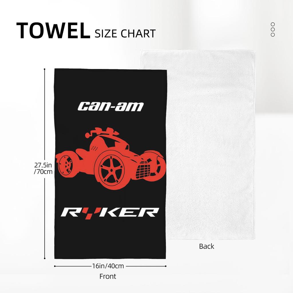 Can I Am Ryker Off-Road Brp Atv Graphic Soft Face Towel Quick Dry Pool Bath Cotton Towels Absorbent
