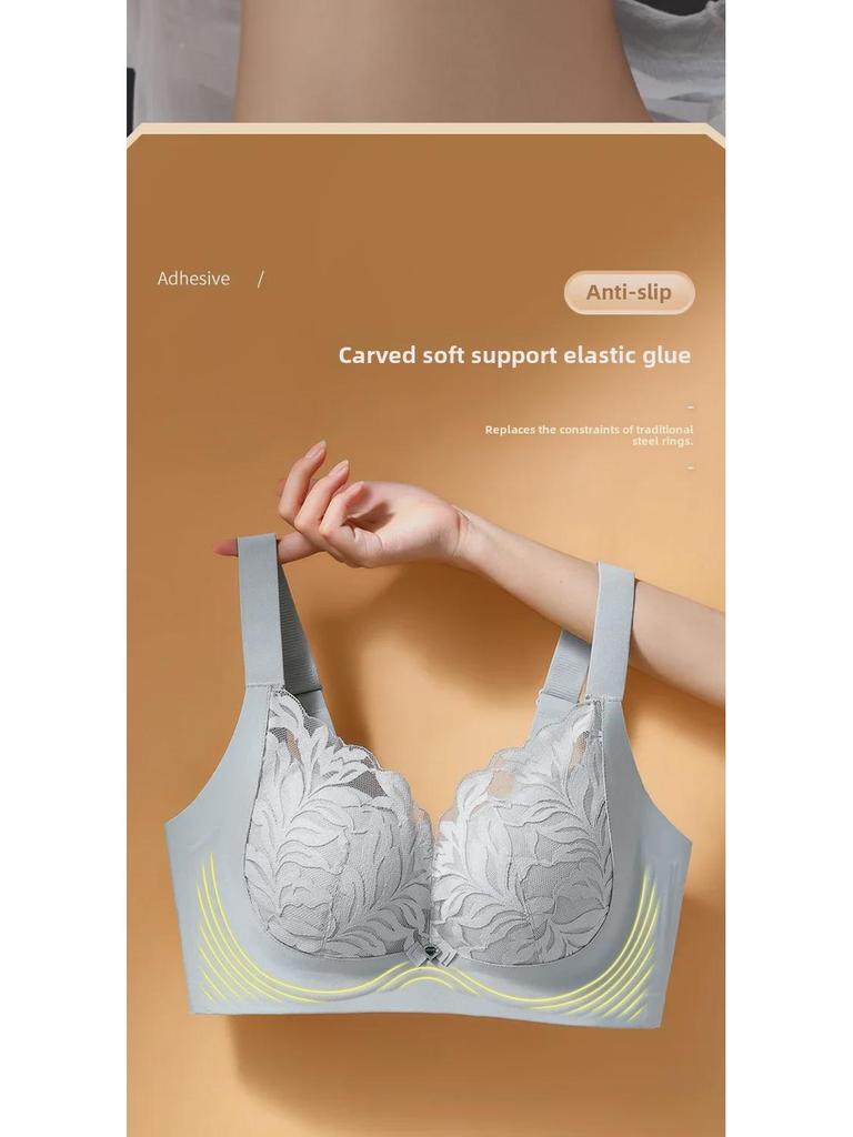 Женские ультратонкие бюстгальтеры с полной чашкой больших размеров: Утягивающая, собирающая, антипровисающая поддержка для большой груди