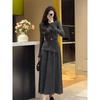 Women's Autumn/Winter 2024 Knitted Sweater Dress Set - High-End Fragrance Collection