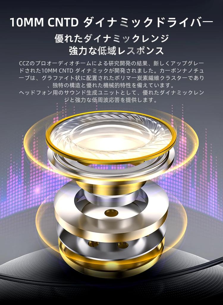 CCZ BC04 Проводные Флагманские Флагманские Анодирование Сплава Алюминия с ЧПУ Проводные Кастомные Новая Работа от Качества Звука HIFI с [Супер Экономичным] Наушниками,