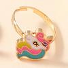 Princess Alloy Drip Oil Children's Ring - Cute Girls' Jewelry Accessories