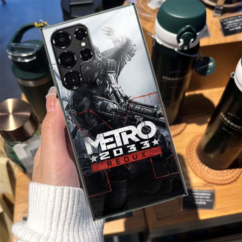Metro 2033 Чехлы Чехол для телефона для Samsung Galaxy S26 Ultra S25 Edge S24 S23 FE S21 Plus S20 S22 Чехол ТПУ Капа Оболочка Ударопрочный Pa