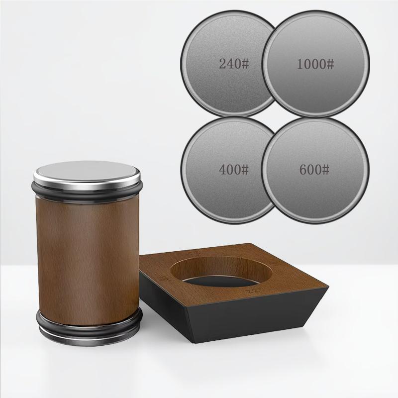 4-угловая роликовая точилка для ножей 15/18/20/22° Роликовые точилки Магнит Деревянная основа Набор алмазных точильных камней Система заточки для деревообработки