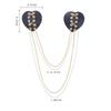 Reusable Leather Silicone Nipple Cover Chain Bondage Choker Sexy Nipple Pasties Lingerie Intimate Accessories for Costume Party