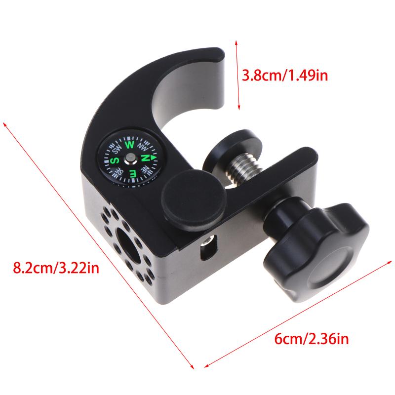 High Quality Phone Holder Bracket Cradle Pole Clamp With Compass For Gps For Data Collector Total Station