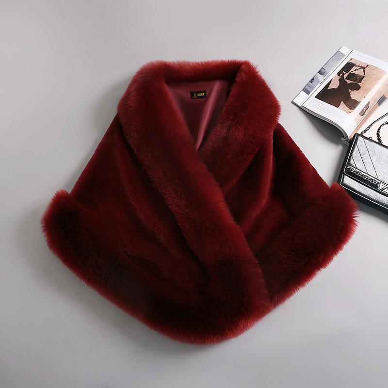 Зимняя куртка с капюшоном, пальто из искусственного меха, женская шаль, вечернее платье, накидки из меха, большие наплечники, тонкая женская искусственная накидка