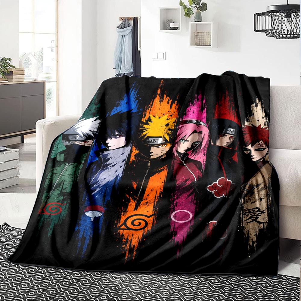 Naruto Blanket Durable Comfort Great for Sofa Livingroom Picnics for All Occasions Warmthful Decor Birthday Christmas Gift Blanket