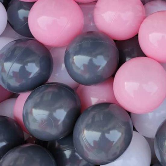 100 шт./компл., 3 цвета, питбол, черный, белый, розовый, утолщенный полиэтилен, устойчивый к раздавливанию, не содержит фталатов BPA, безопасный для использования в помещении и на открытом воздухе для детей