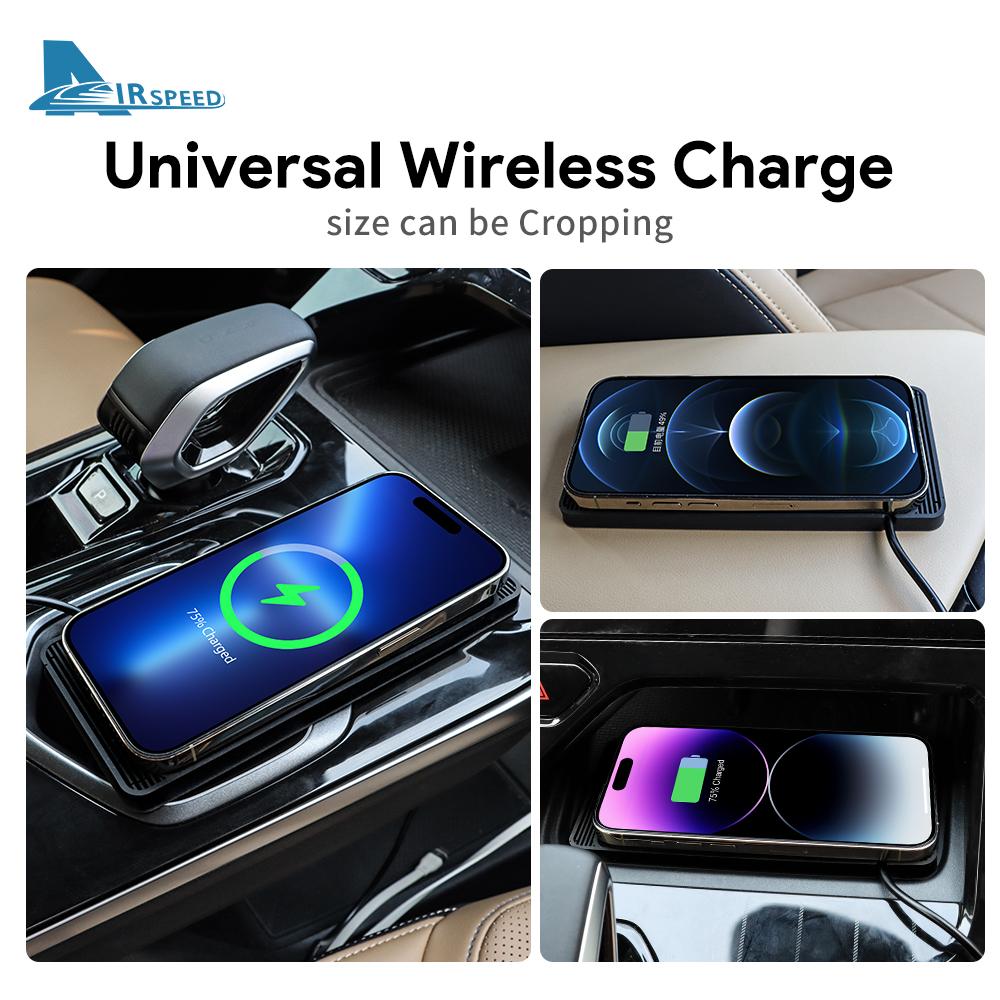 Car Wireless Charger for BMW F10 E90 E46 E60 F30 R70 G30 G20 X5 Accessories Mobile Phone Fast Charging Holder 15W Charger Board