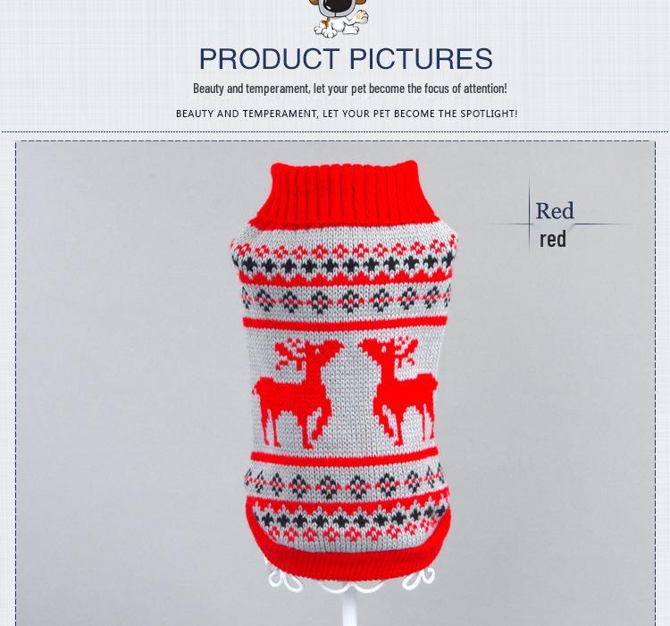 Новый вязаный свитер для собаки разных цветов