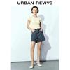 UR Women's Belted Denim Shorts