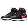 Jordan 1 Средние Черные Сирена Красный Женские Jordan BQ6472-004