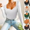Women's Fashison Autumn Winter Basic Rib Knitted Sweaters Bottoming Warm Sweaters Long Sleeve Pullovers Solid Sweater Jumper Slim Tops